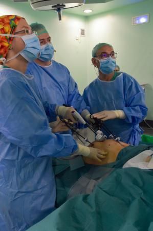 25-10-2018 LAS PALMAS DE GRAN CANARIA. Cirugía pancreática laparoscópica en el hospital Doctor Negrín. Fotógrafo: ANDRES CRUZ  | 25/10/2018 | Fotógrafo: Andrés Cruz