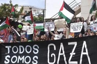 Los estudiantes de Educación Social protestan contra el "genocidio en Gaza" y no descartan acampar en la universidad