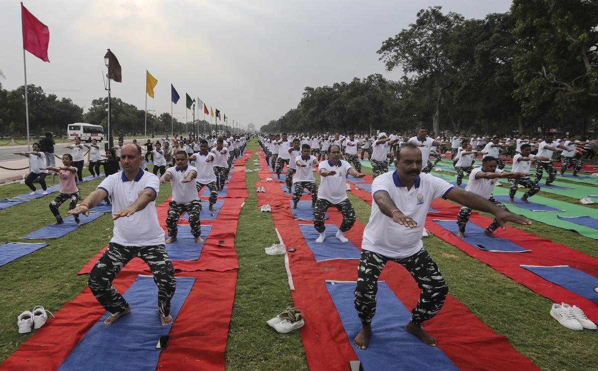 Día Internacional del Yoga en la India