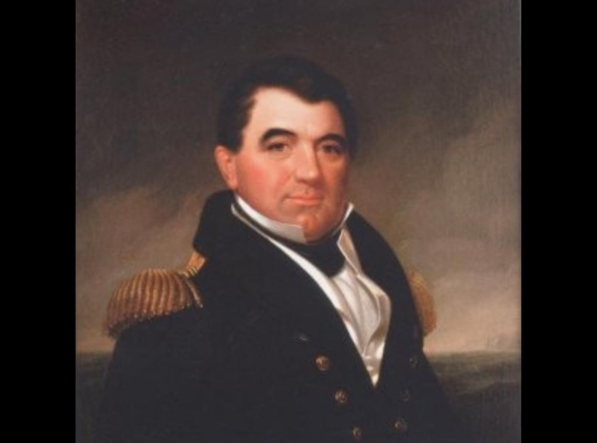 George Farragut, en un retrato de William Swain.