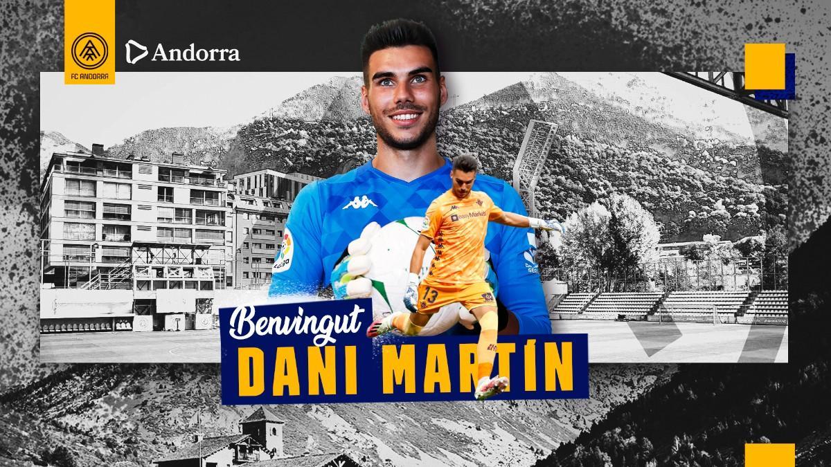 Dani Martin, nuevo portero del Andorra