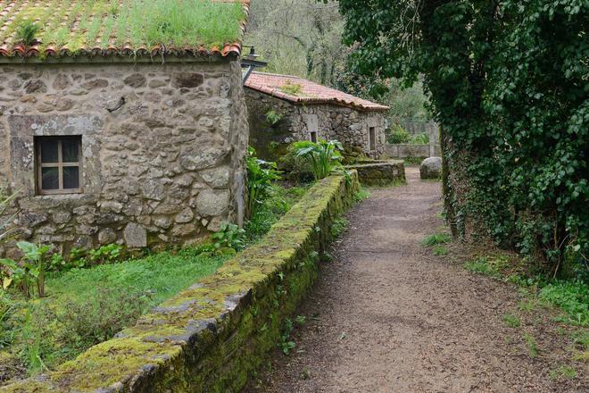 Galicia: Casas en pueblos