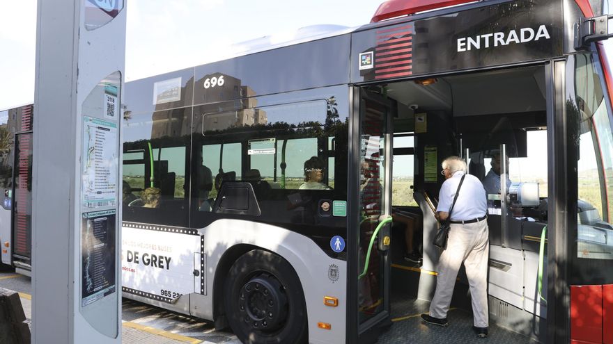 Importante: cambios en el horario del autobús de Alicante por la huelga de este lunes