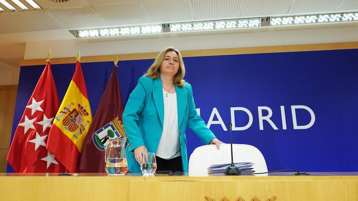 La vicealcaldesa y portavoz del Ayuntamiento de Madrid, Inma Sanz, en una imagen de archivo.