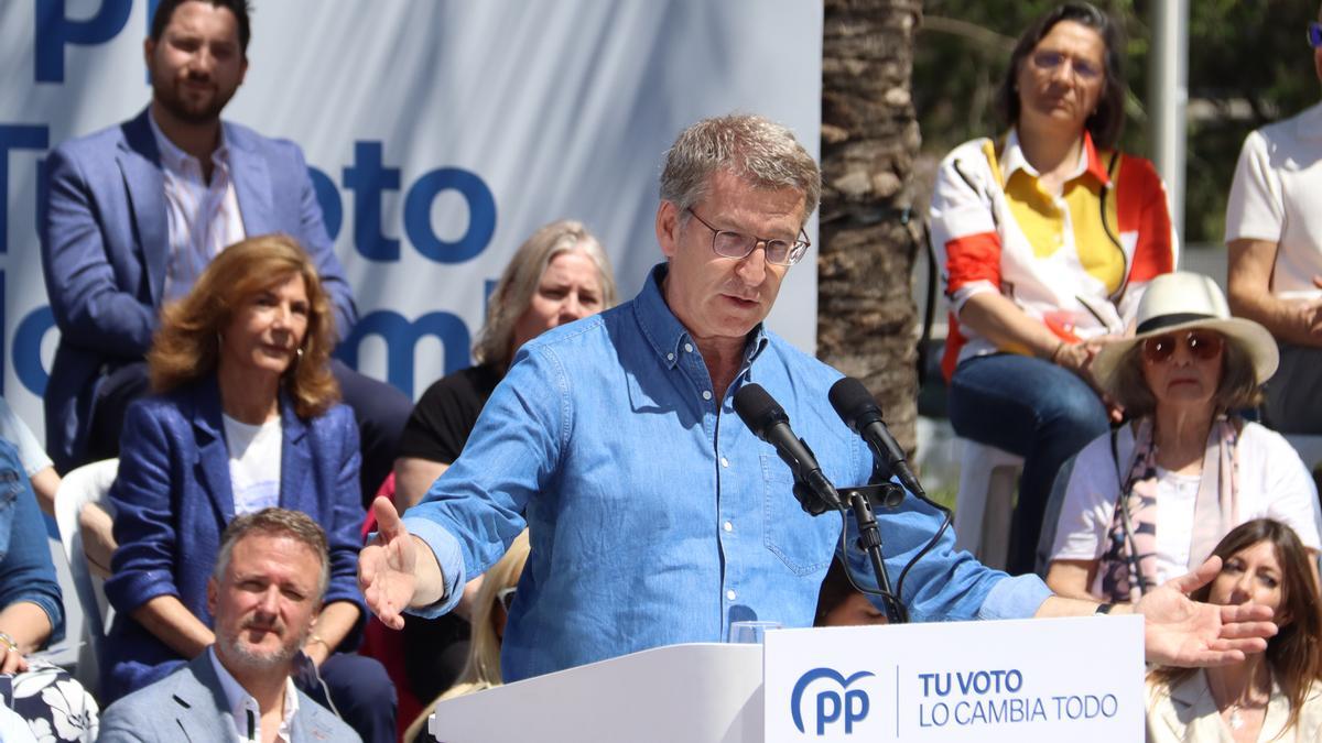 Feijóo afirma que el PSOE "se ha borrado de ser un partido de Estado" y ya solo el PP lo es