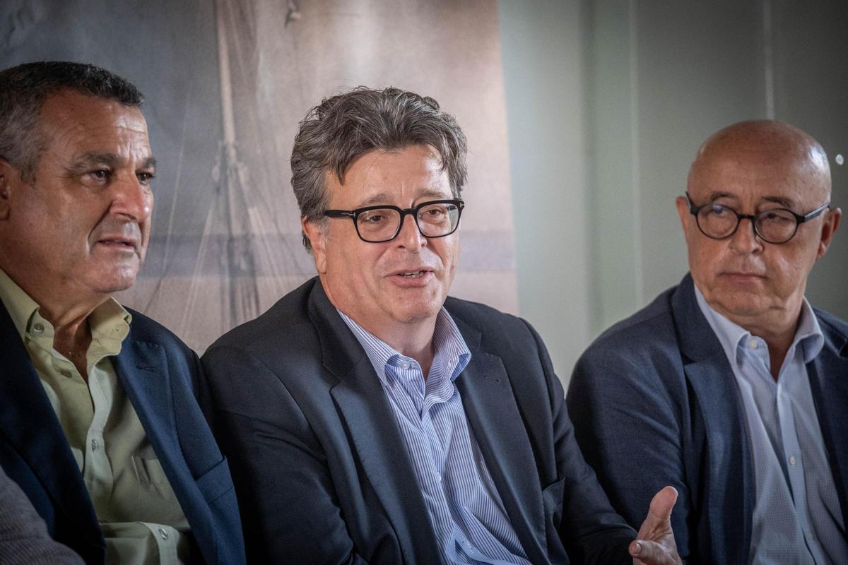 Presentación del cupón de la once conmemorativo del Correíllo La Palma