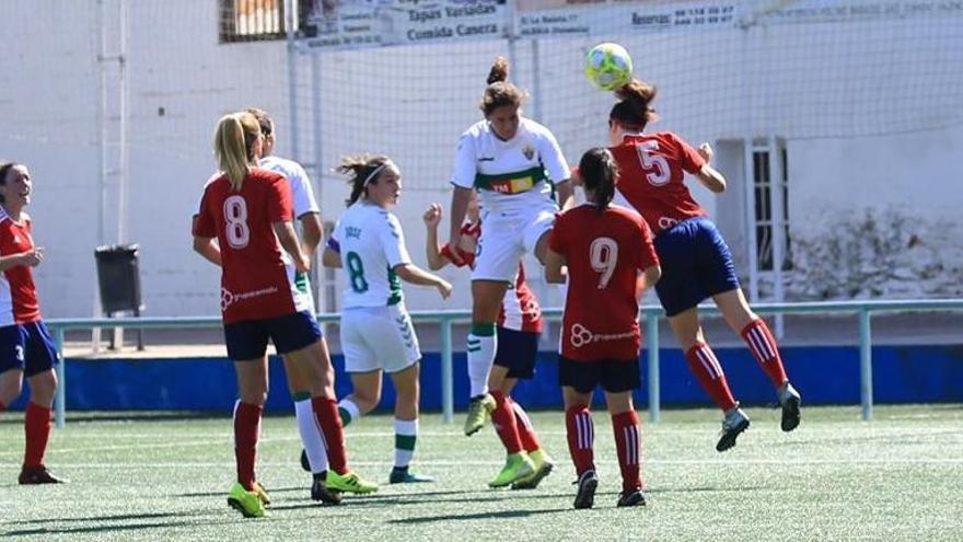 Imagen del partido que disputó el Elche Femenino en Aldaia