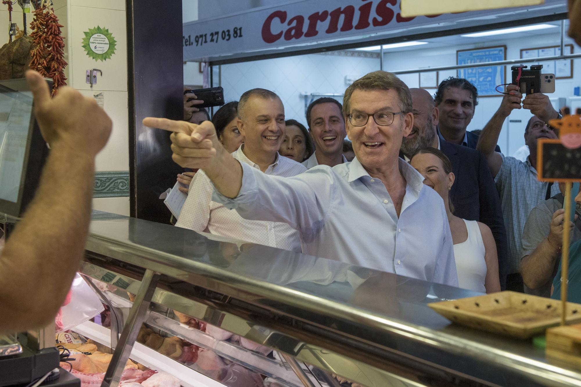 Feijóo: &quot;Si hoy hubiera elecciones en Baleares, el PP sería el más votado&quot;