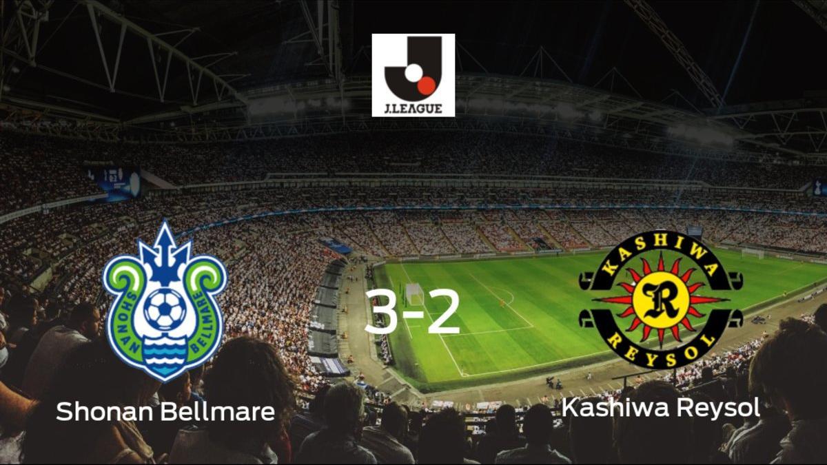 El Shonan Bellmare suma tres puntos después de vencer 3-2 al Kashiwa Reysol