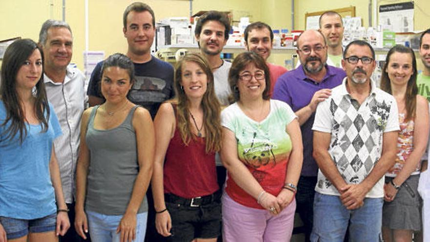 El grupo de investigadores de Biomedicina Molecular y Celular de la UIB.