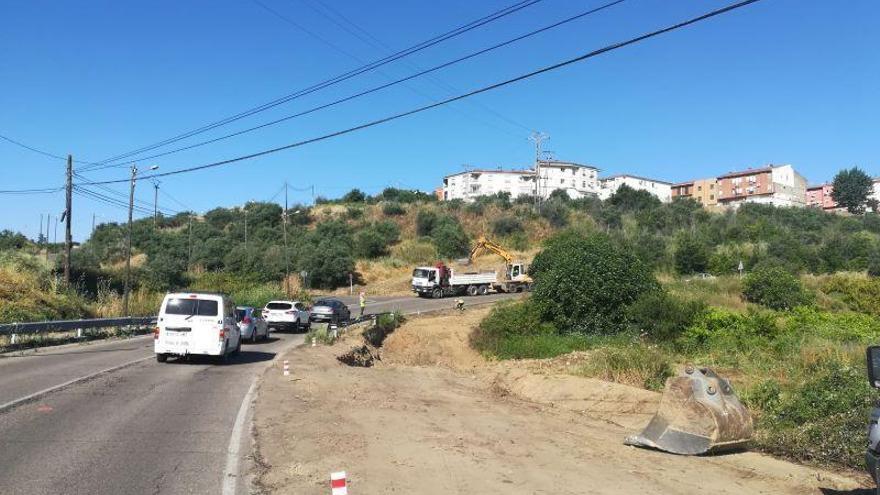 La Diputación de Cáceres inicia las obras de mejora de dos accesos de Coria