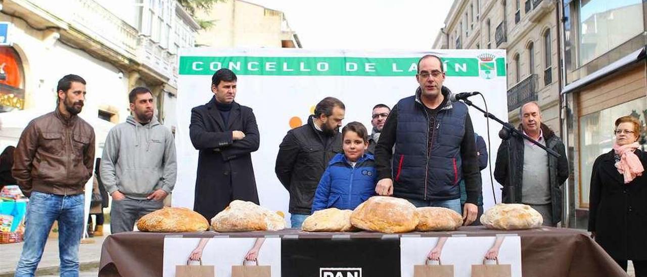 Manuel Lalín durante su intervención en la presentación de la marca, en febrero del año pasado. // Bernabé