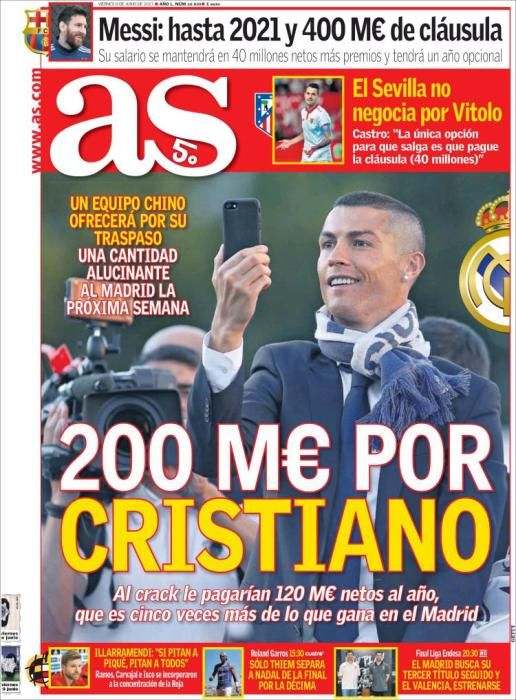 Portadas viernes 9 de junio de 2017