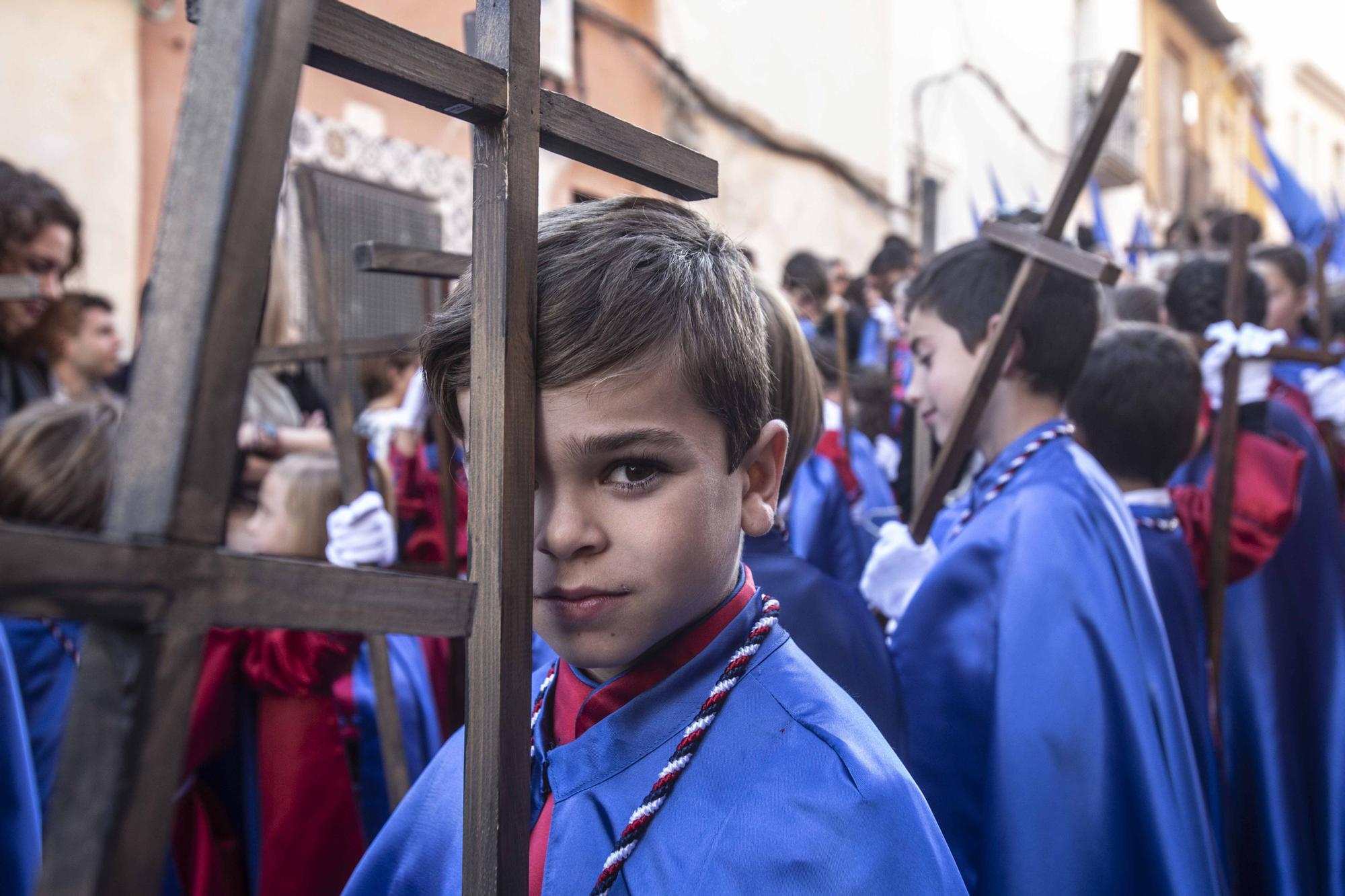 Hermandad Agustina procesiona el Lunes Santo por las calles del casco antiguo