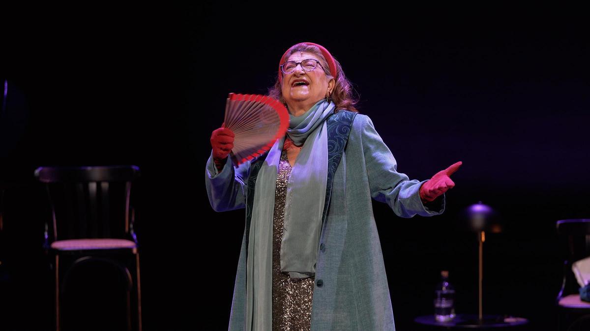 Mamen García, durante su actuación en ‘Hasta el final de la fiesta’.