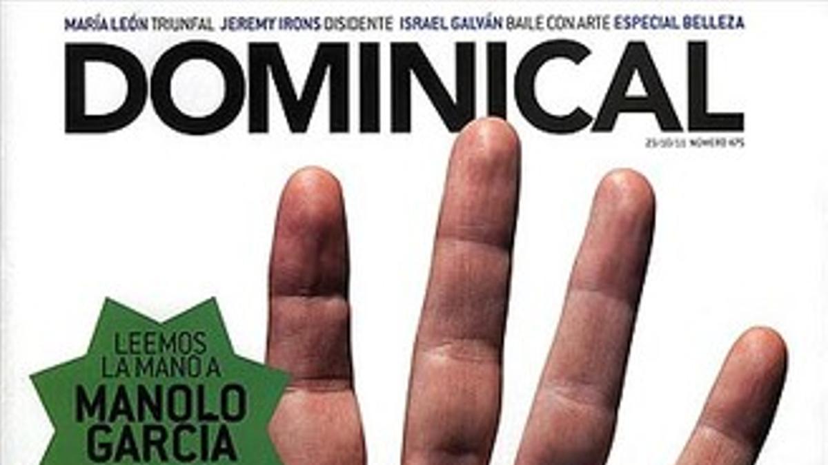 Dominical lee la mano a Manolo García