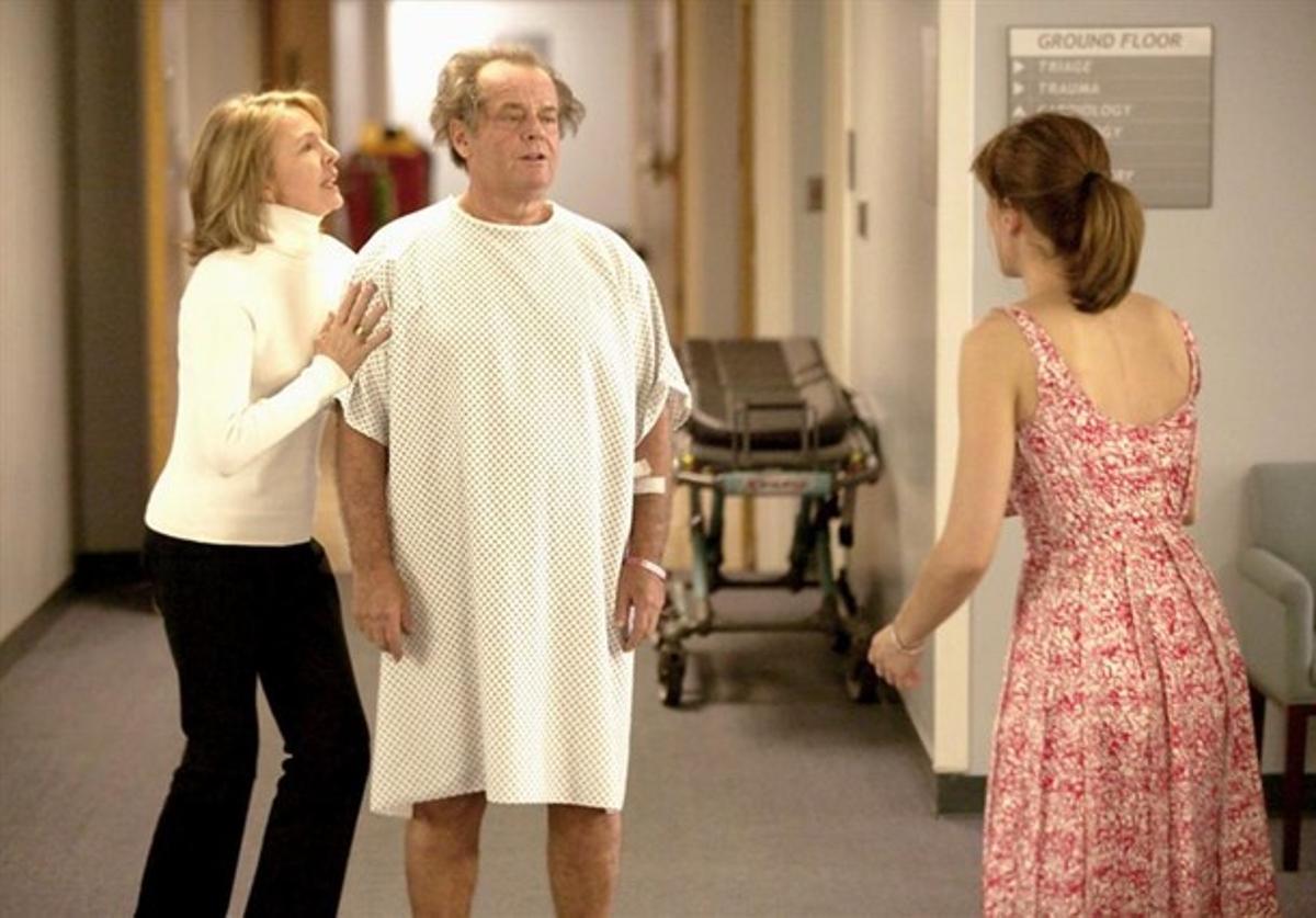 Jack Nicholson i Diane Keaton, en una seqüència de ’Quan menys t’ho esperes’, la pel·lícula que emet aquesta nit TV-3. Jack Nicholson i Diane Keaton, en una seqüència de ’Quan menys t’ho esperes’, la pel·lícula que emet aquesta nit TV-3.