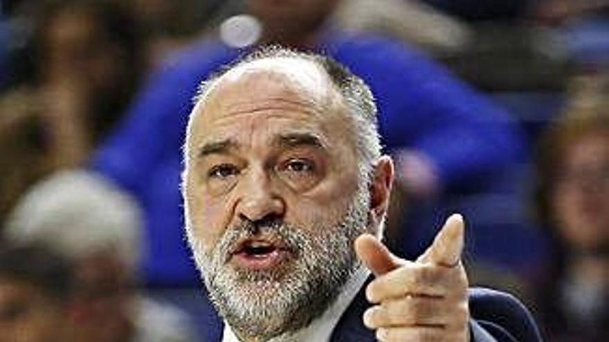 Pablo Laso durant el partit