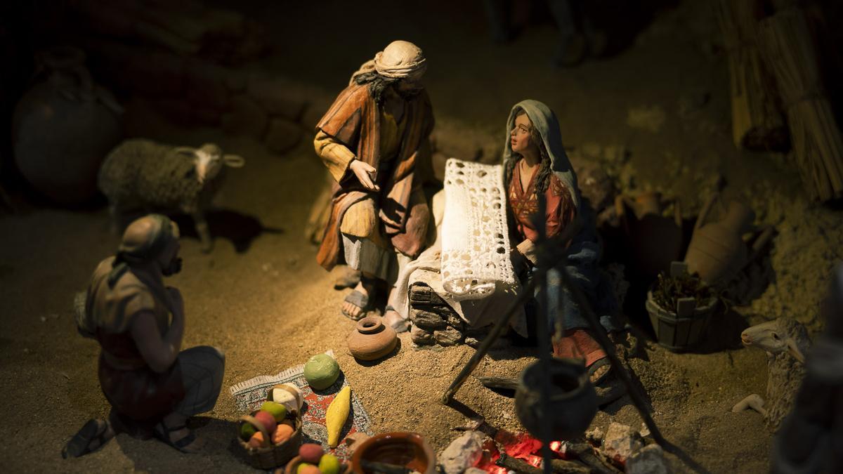 Parte de un belén de La Laguna
