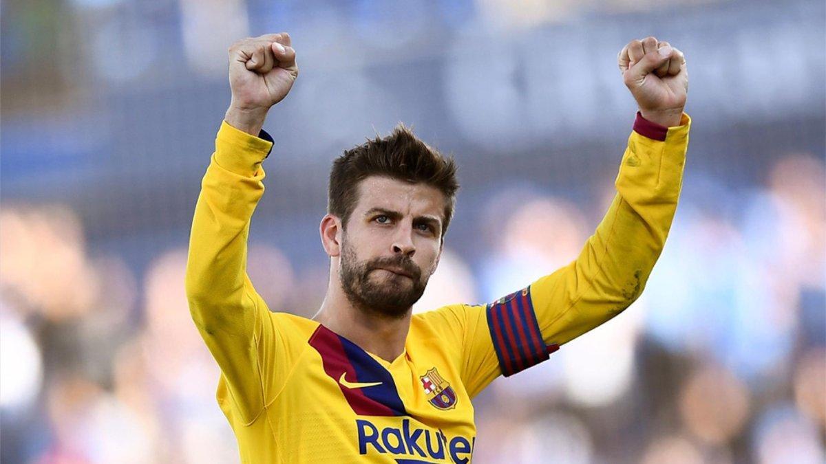 Piqué, defensa central del FC Barcelona