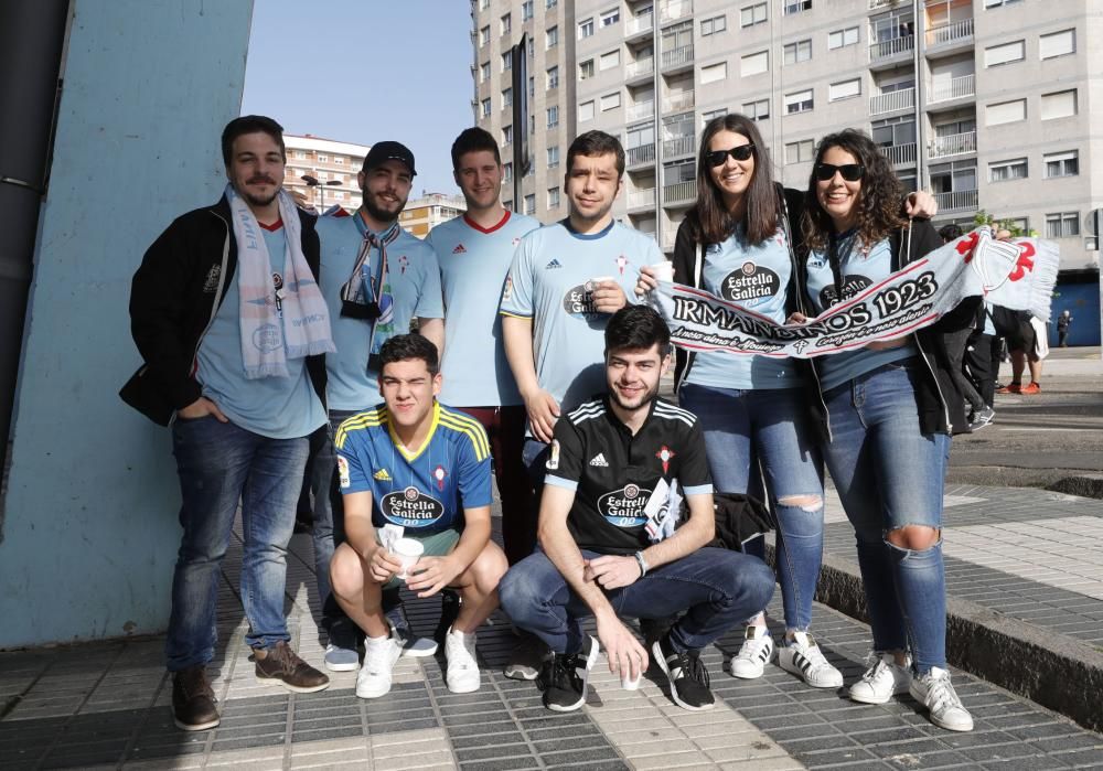 Chocolate y churros para calentar la previa del Celta - Girona. // Alba Villar