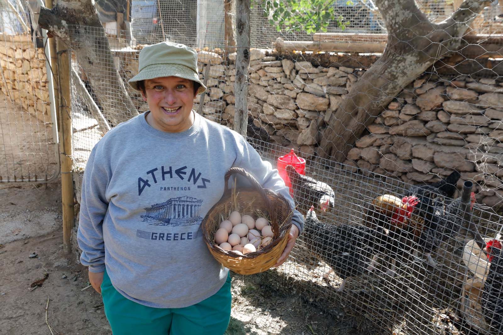 Vicent Cardona, el granjero más solidario de Sant Josep