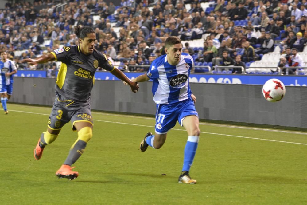 El Dépor cae goleado ante Las Palmas