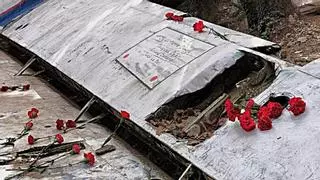 La 42a Alberada homenatja amb flors els quatre bombers francesos morts a l’Albera el 1986