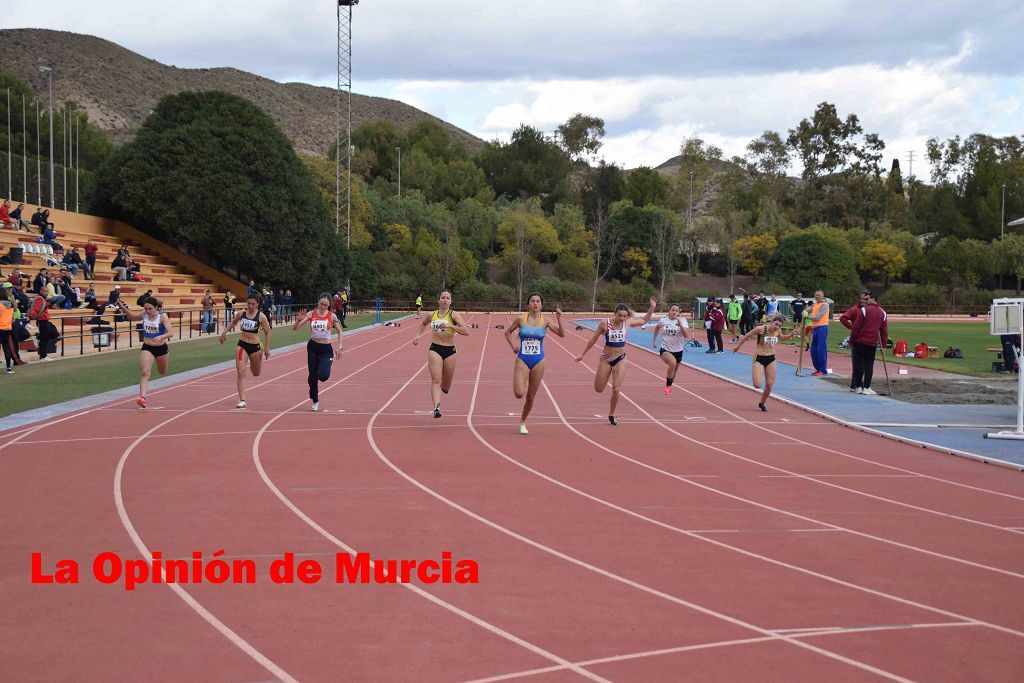 Regional absoluto y sub-23 de atletismo en Lorca