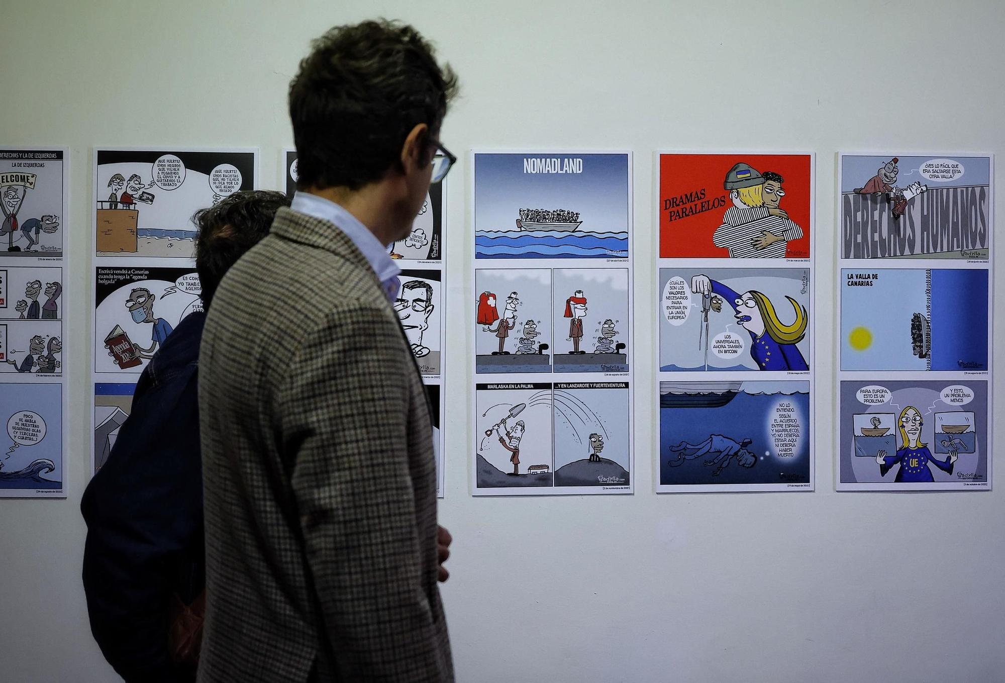 Inauguración de la exposición 'Viñetas y Fronteras'