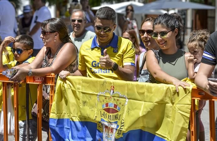 16/08/2017 TEROR. Visita de la UD Las Palmas a la Virgen del Pino en la Básilica de Teror. FOTO: J.PÉREZ CURBELO