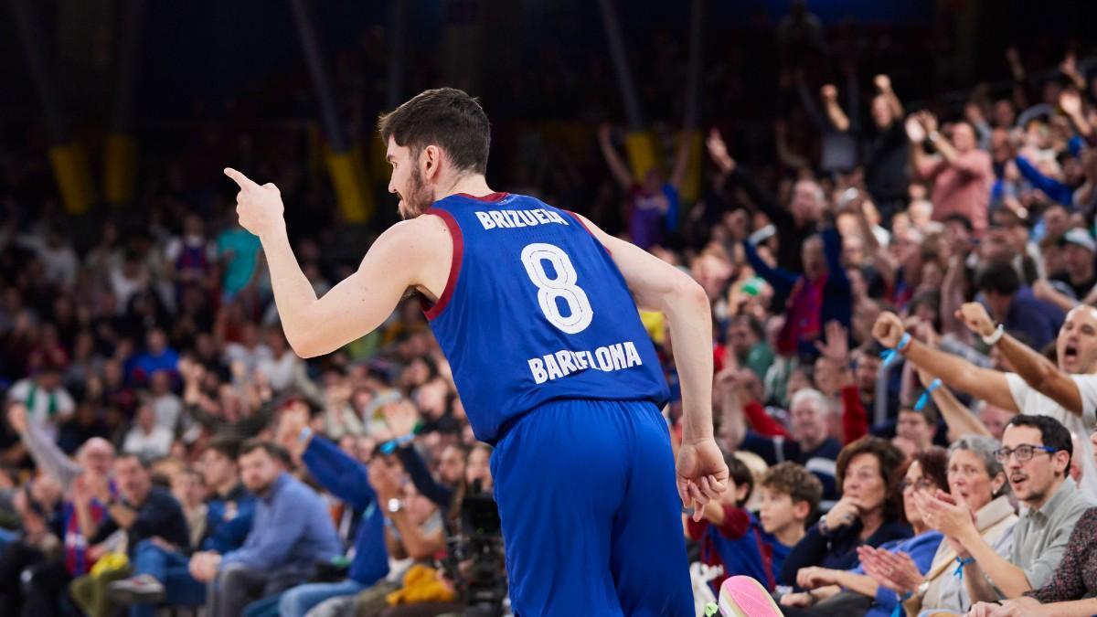 Darío Brizuela firmó ante Zalgiris su mejor partido con el Barça