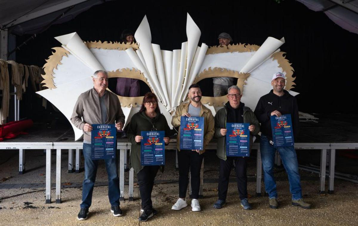 Presentación del programa de Carnaval, ayer.  | VICENT MARÍ