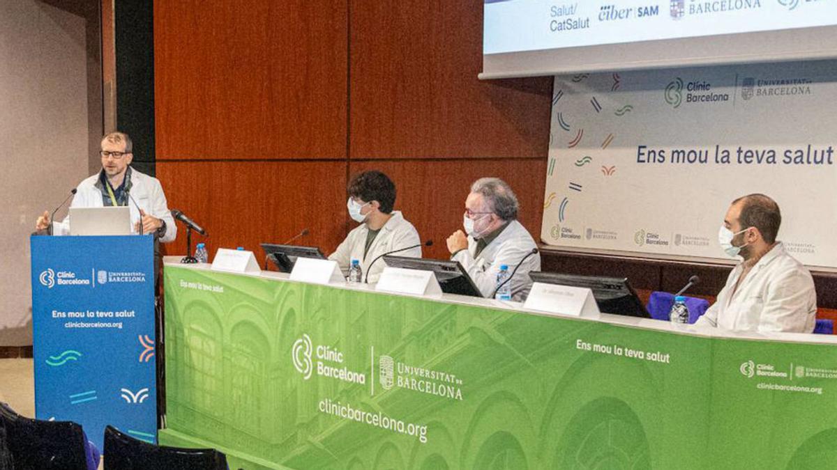 Presentació de l’estudi fet per l’Hospital Clínic-Idibaps.   | MANU MITRU