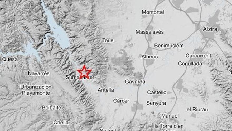 La Ribera registra un segundo seísmo en solo tres días