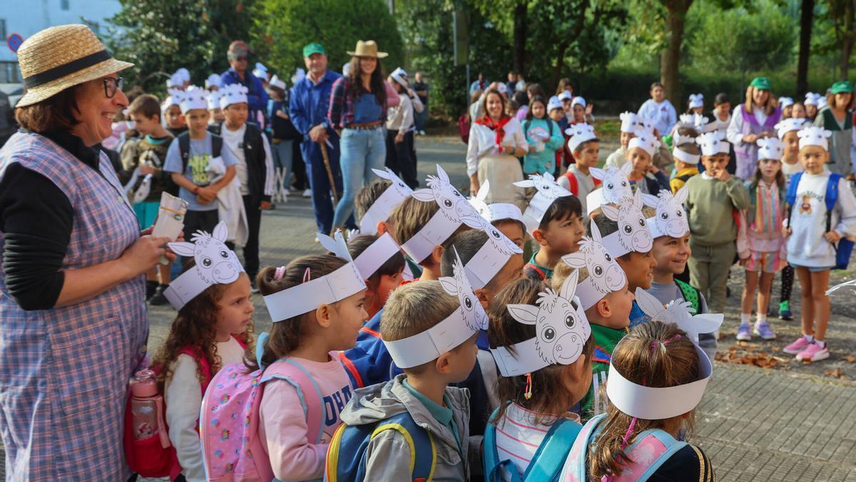 La entrada al colegio seguirá adaptándose a las necesidades familiares.