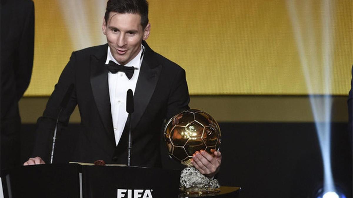 Messi ganó el quinto Balón de Oro