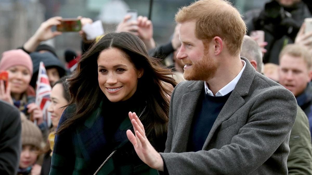 Meghan Markle  y el príncipe Harry, en una imagen de archivo.