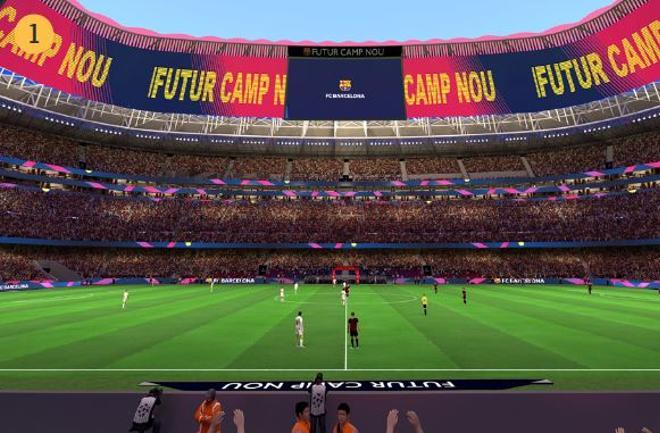 Las imágenes del futuro Camp Nou del proyecto de Laporta