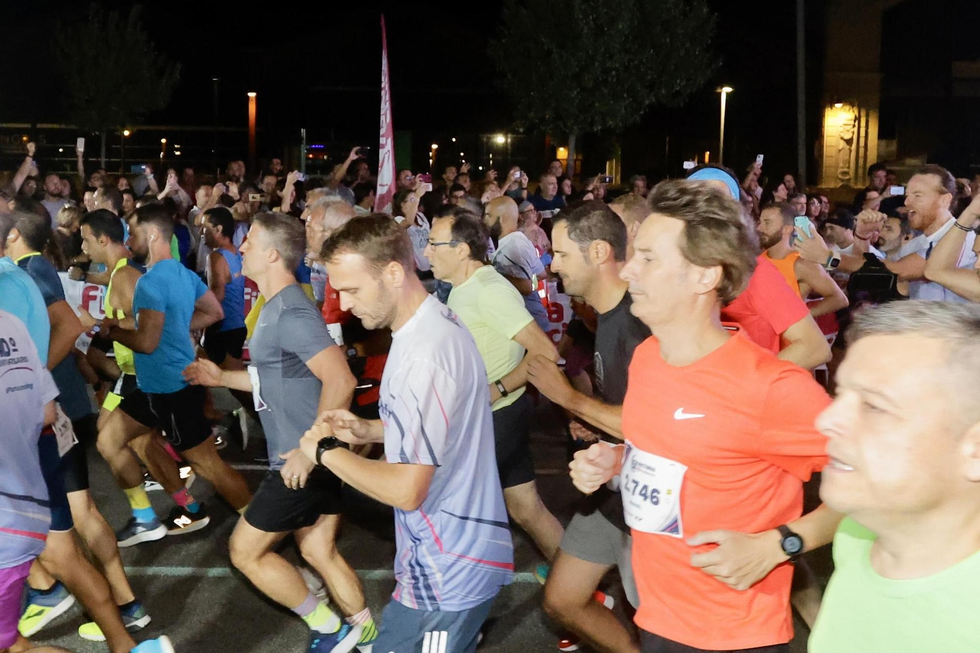 Más de 9.000 participantes toman la salida de la 15K Nocturna Valencia 2023