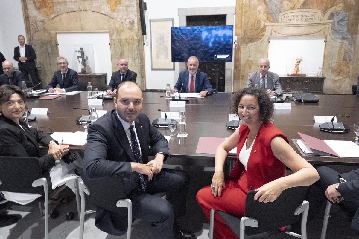 Imagen de la reunión de la Comisión Bilateral Generalitat-Estado.