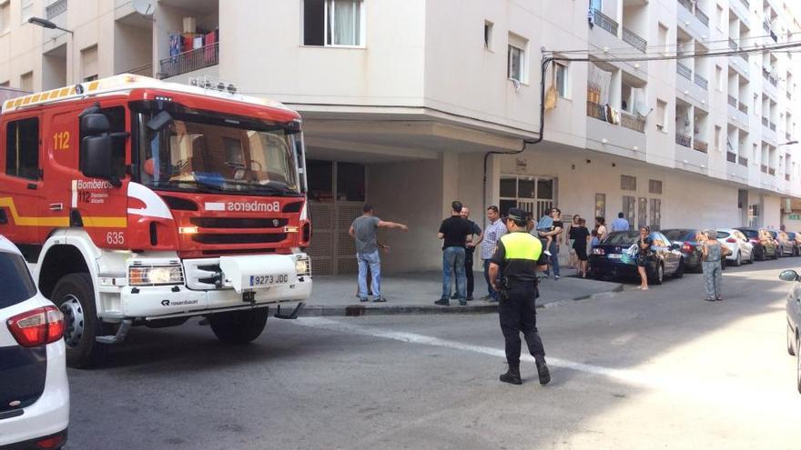 Susto en Torrevieja por el incendio de una lavadora