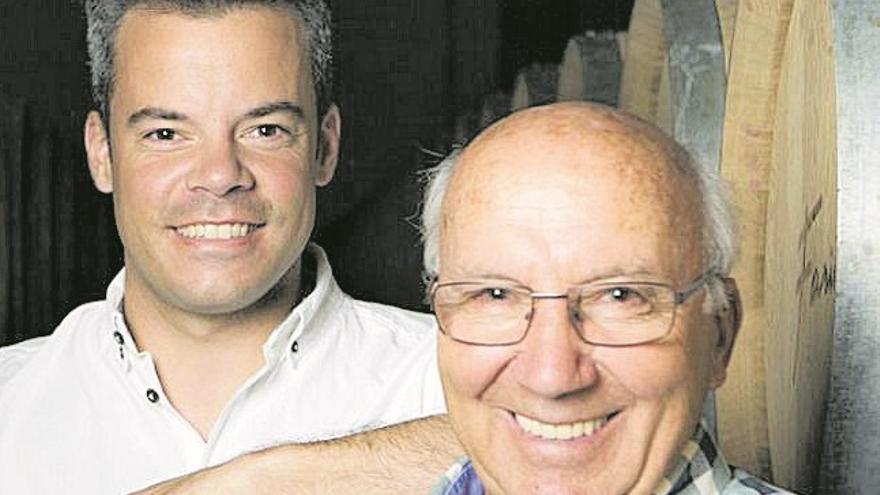 Manuel Fariña, junto a su hijo Manu Fariña.