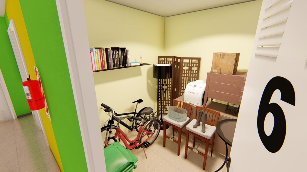 Imagen de uno de los proyectos de trasteros que ha comercializado Urbanitae junto a Grupanxon en la capital.