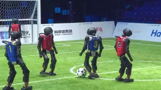 Revelan el emblema de los Juegos Mundiales de Robots Humanoides