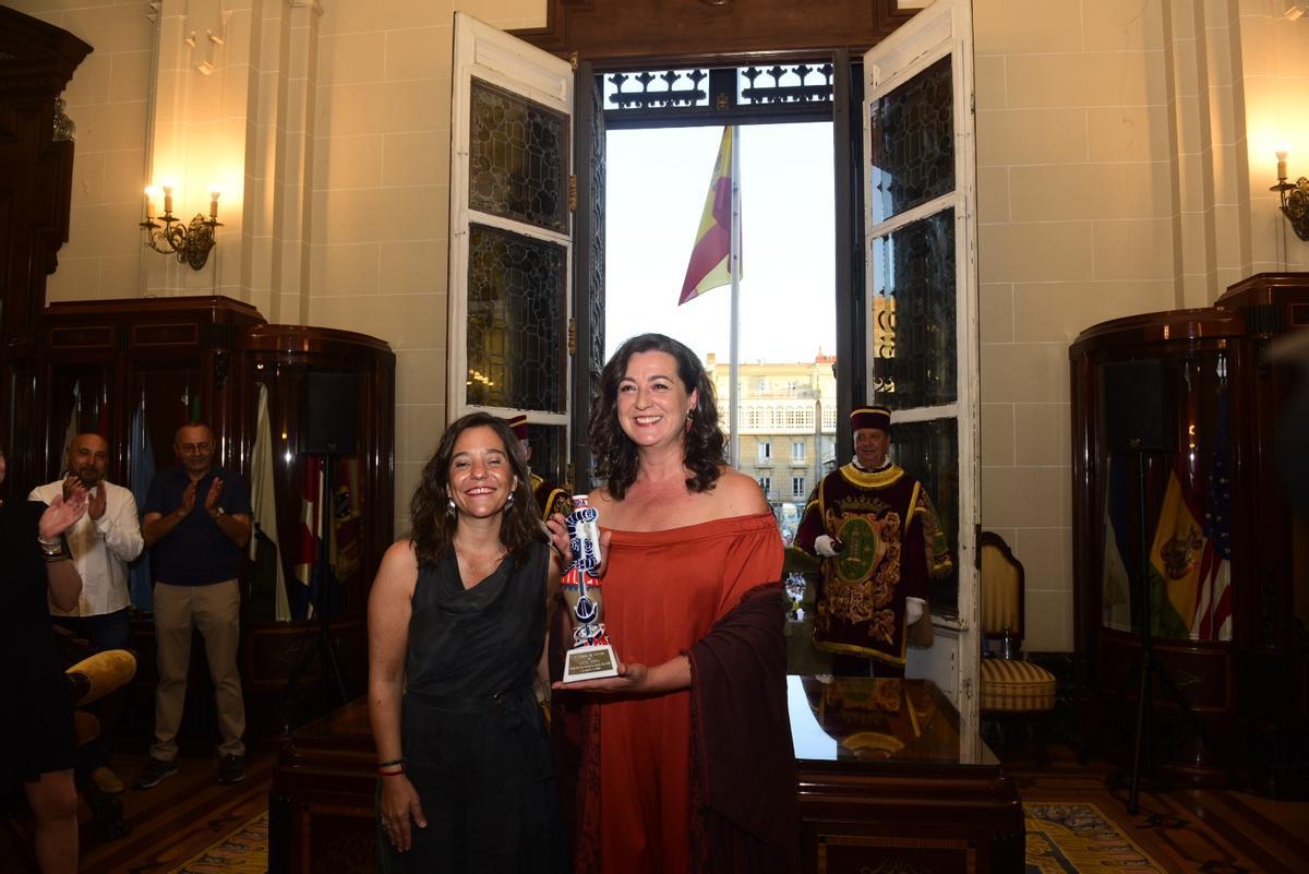 Pregón de la actriz Lucía Veiga que abre la fiestas de María Pita en A Coruña