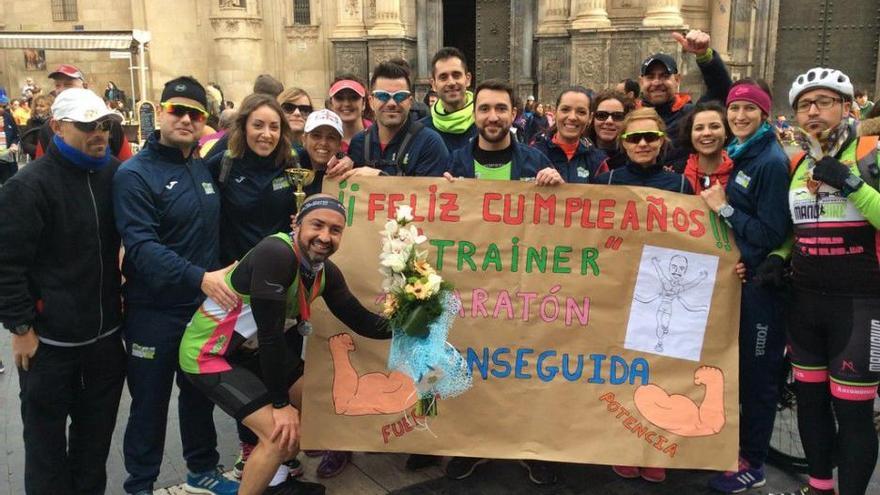 Murcia Maratón.  Paso por la Gran Vía