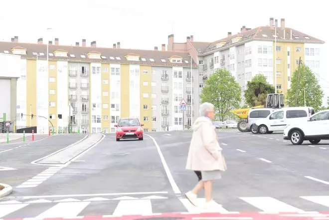 A Coruña estrena el acceso a la estación intermodal desde la avenida de A Sardiñeira