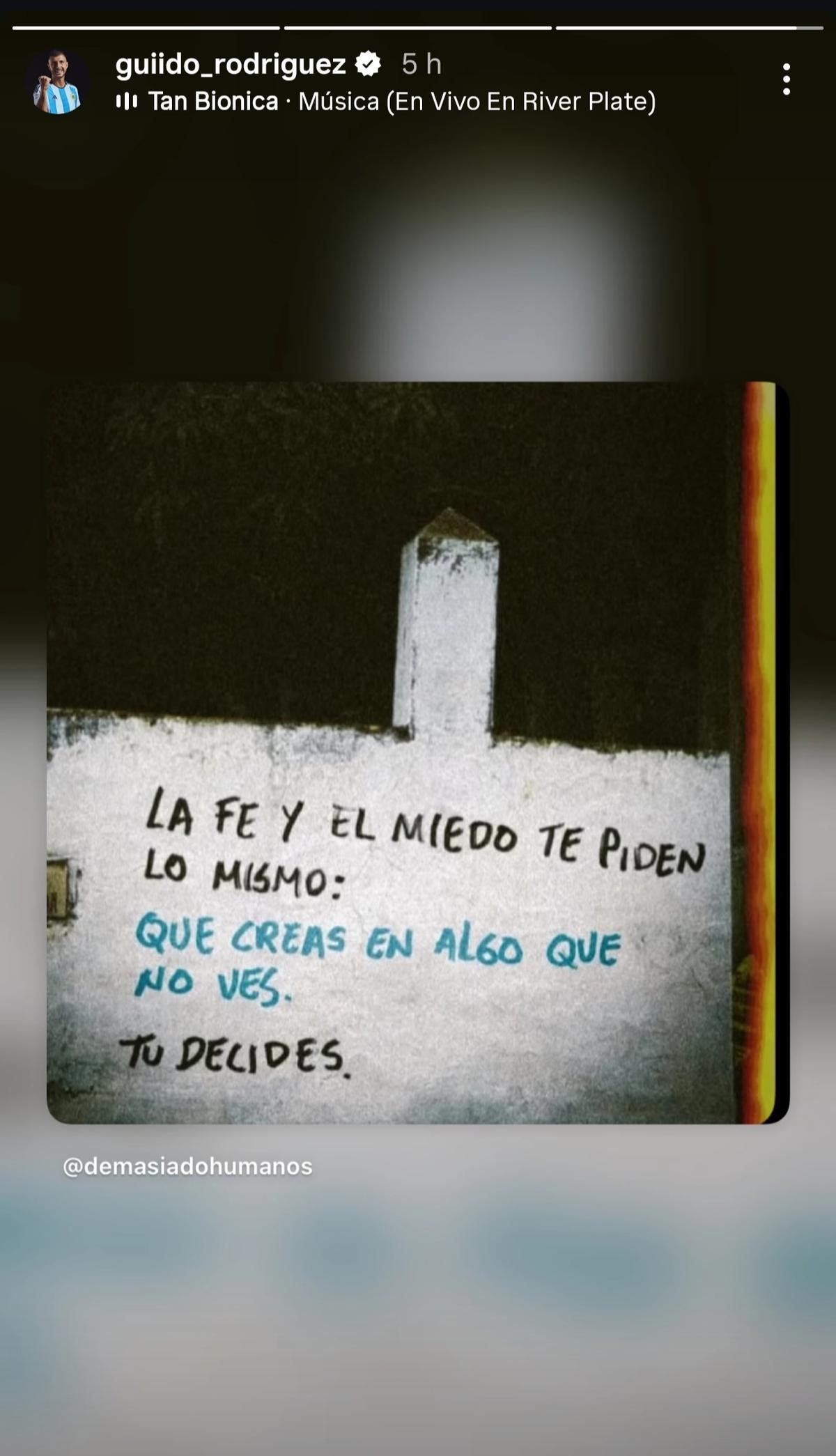 La frase de Guido