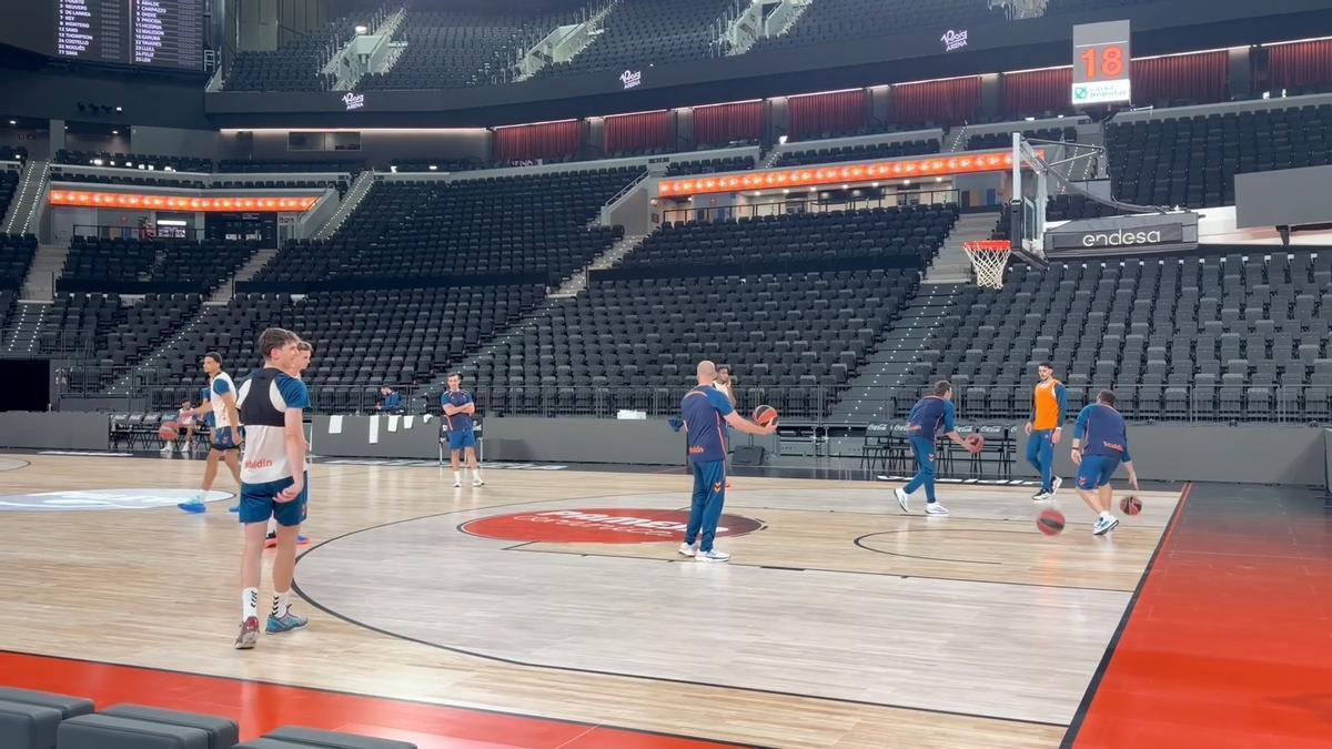 Así prepara Valencia Basket el primer partido de cuartos de final de Euroliga ante Panathinaikos